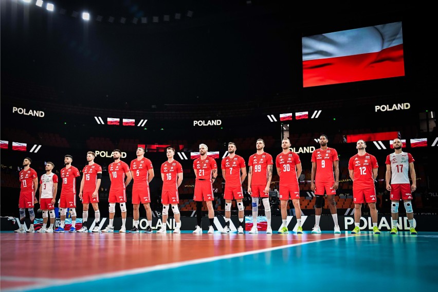 Reprezentacja Polski w meczu z Bułgarią, wygranym 3:0