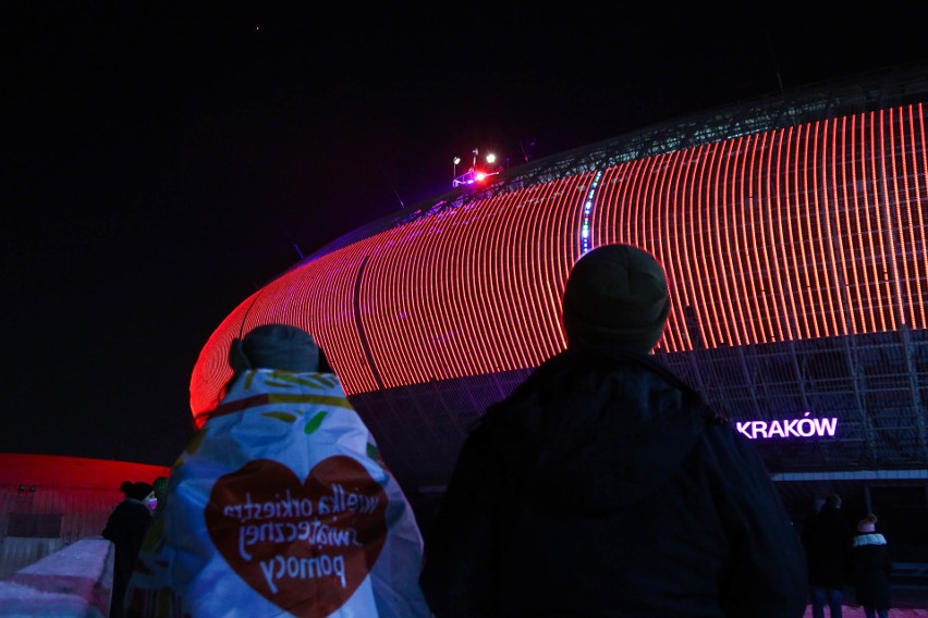 Tauron Arena w trakcie Światełka do Nieba