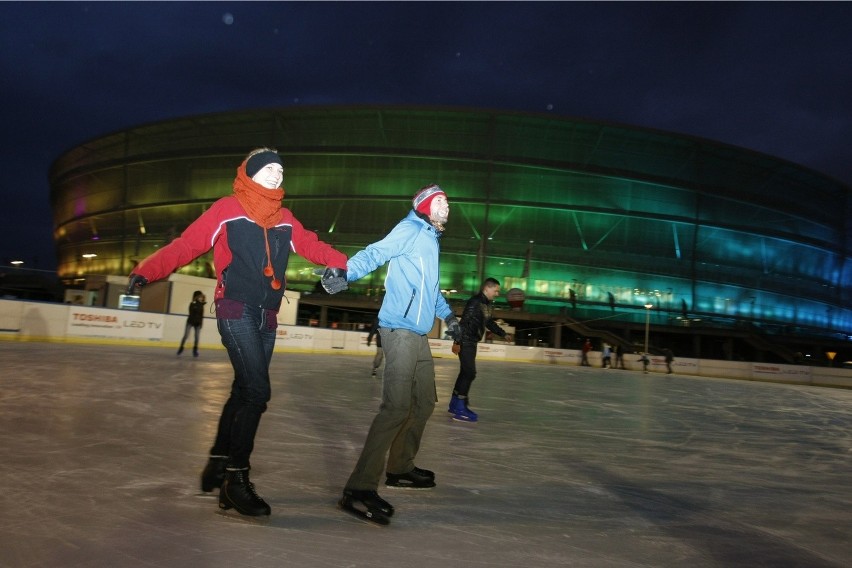 Lodowisko na stadionie w poprzednim sezonie