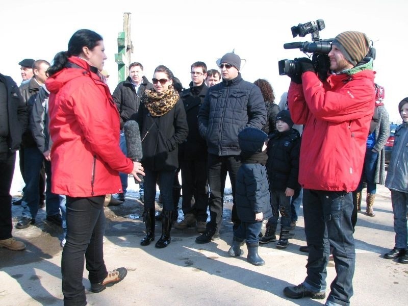 Protest mieszkańców Bielska Podlaskiego przeciwko budowie...