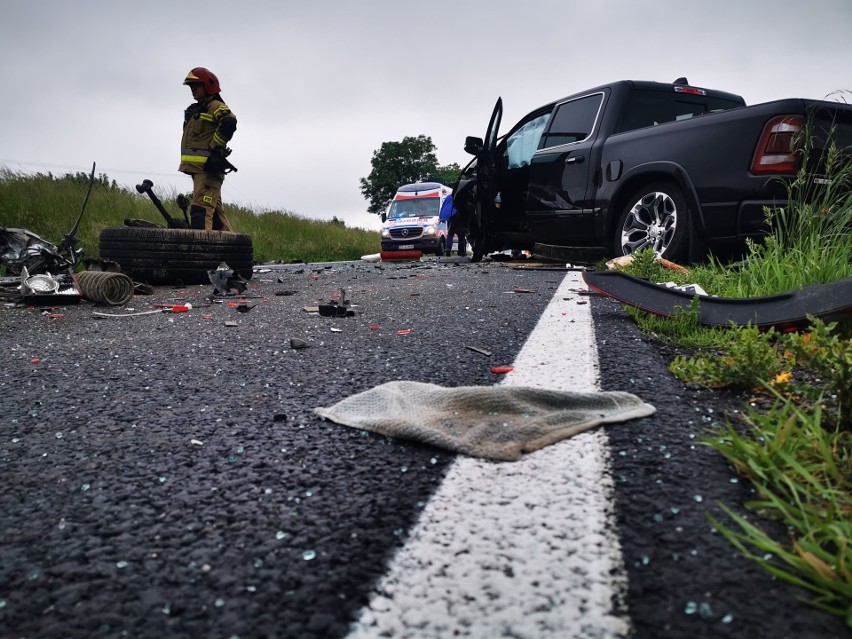 Wypadek na drodze krajowej numer 11