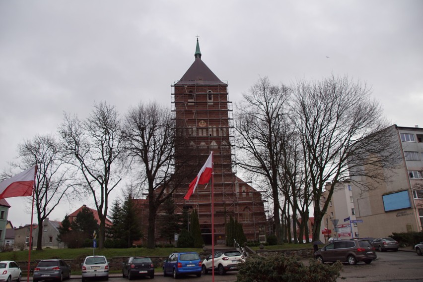 Trwa remont sławieńskiego kościoła WNMP. Kilka tygodni temu...