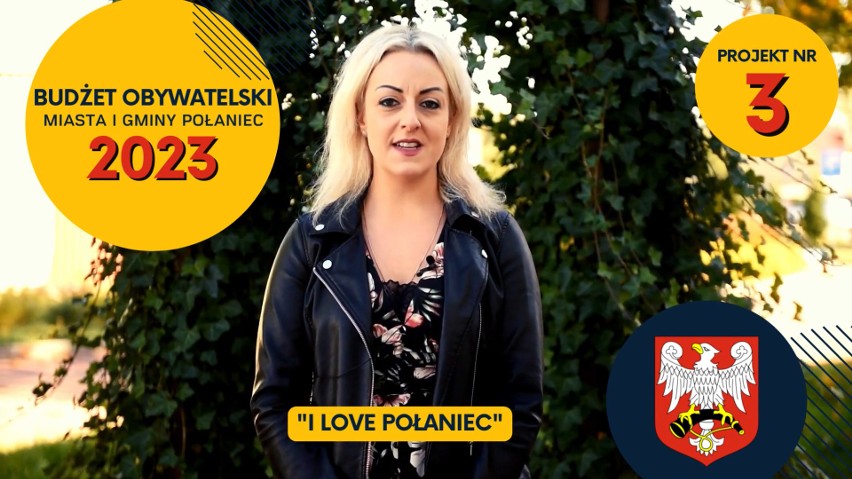 Napis świetlny "I love Połaniec" - Paulina Juszczyk -...