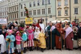 Kraków. Najpiękniejsze palmy wielkanocne na Rynku Głównym [ZDJĘCIA]