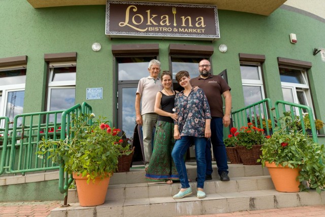 Od lewej: Eugeniusz Buchowiec, Anna Jankowska, Emilia Buchowiec-Lotsmanov i Vitaly Lotsmanov. Olgi Buchowiec nie ma na zdjęciu, bo była akurat z maleńką wnuczką.