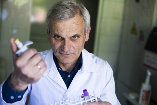prof. Andrzej Sanak, genetyk, biolog molekuralny