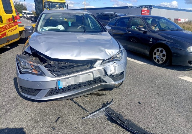 Kolejny wypadek na A4 na węźle Pietrzykowice.