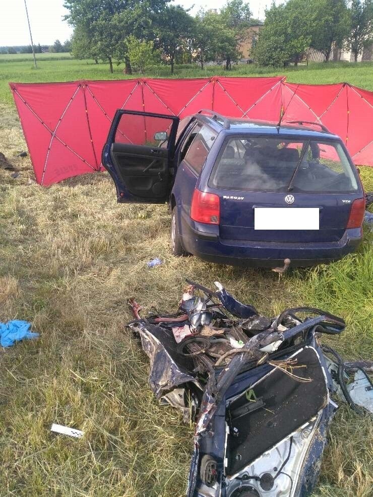 Wypadek w Sobieszczanach. Zginęły dwie osoby