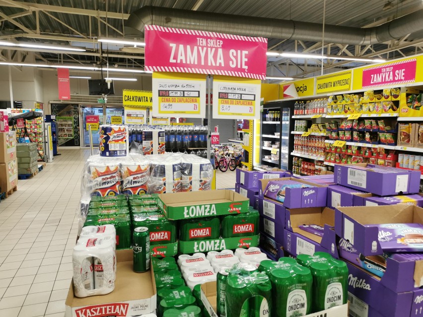 Likwidacja sklepu Tesco w Chrzanowie