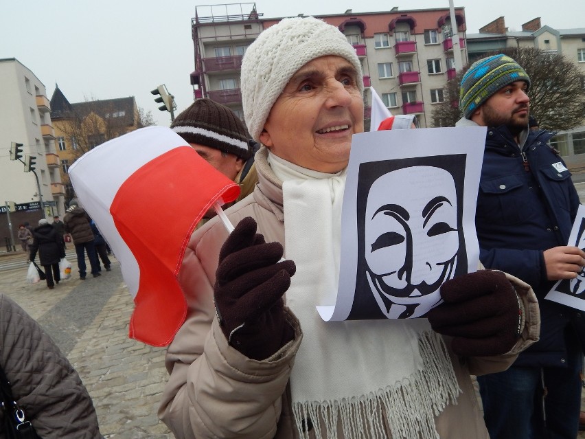 Manifestacja KOD w Gorzowie.