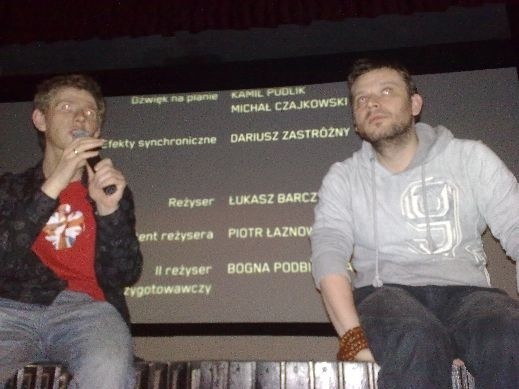 Dyrektor programowy LLF Paweł T. Felis (z lewej) i Łukasz Barczyk