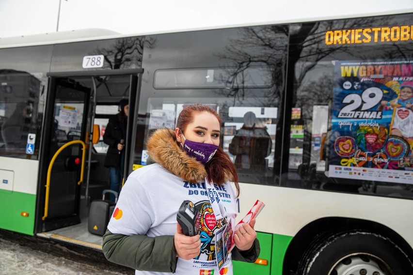 WOŚP Białystok. Orkiestrobus jeździ po Białymstoku