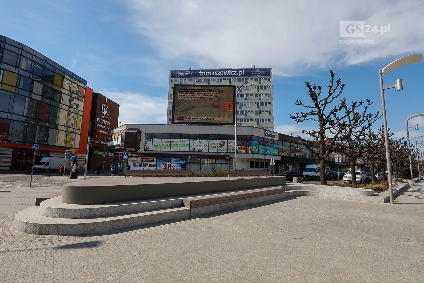 Opustoszały Szczecin, czyli wzmożona kwarantanna. Zobacz zdjęcia