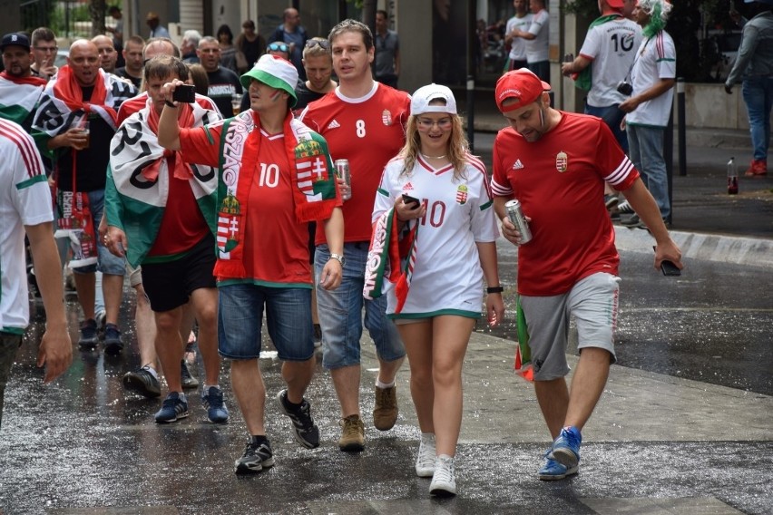 Kibice przed meczem Islandia - Węgry, Stade Velodrome