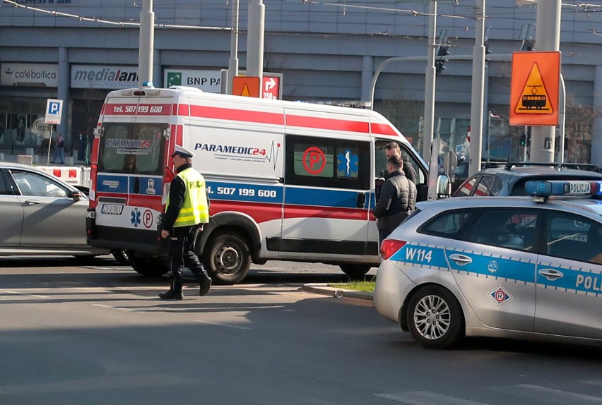 Wypadek na Placu Rodła w Szczecinie