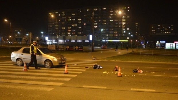 Groźny wypadek na Puszkina. Potrącenie na pasach. Kobieta walczy o życie [ZDJĘCIA]