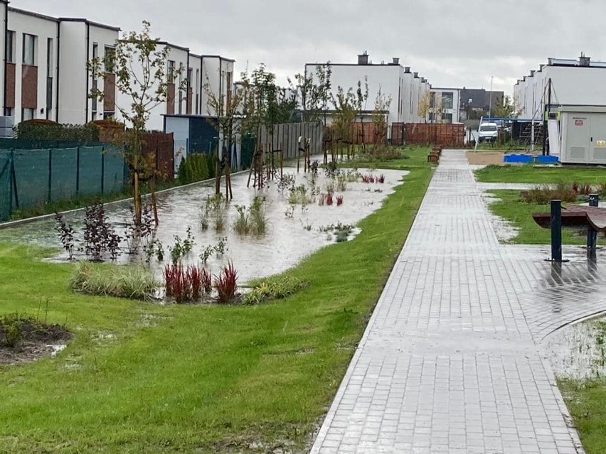 Zalany Słupsk. Rekordowe opady deszczu w weekend i nie było tak źle, jak wcześniej