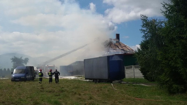 Pożar w Wilkowicach