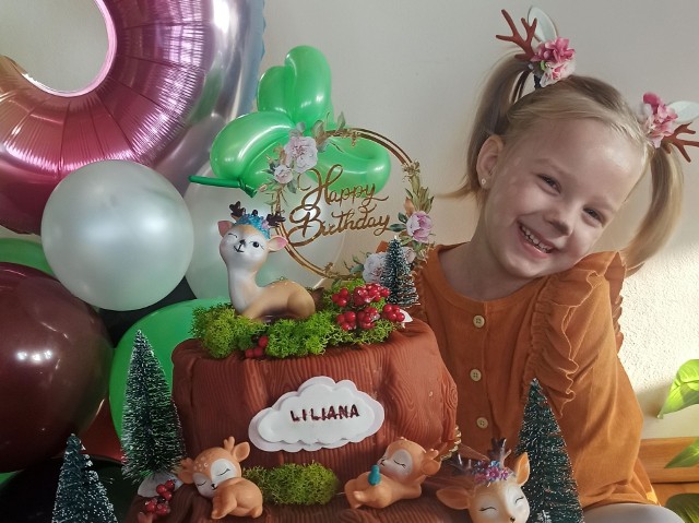 Liliana obchodziła niedawno piąte urodziny.