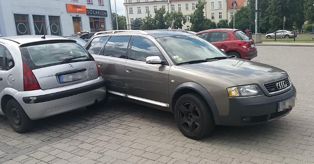 W audi najprawdopodobniej zawinił hamulec ręczny.