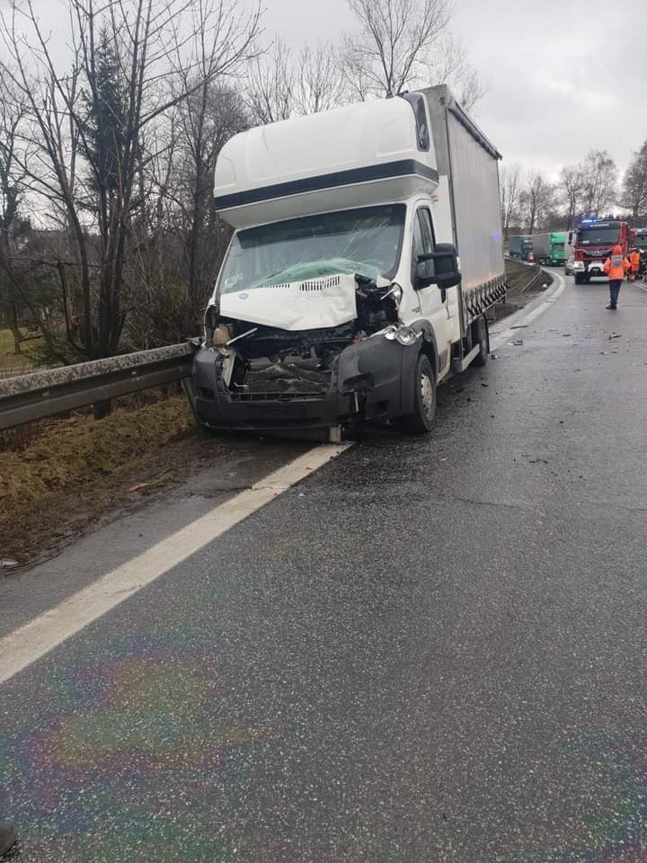 Śmiertelny wypadek na drodze 94 w Gotkowicach między Olkuszem a Krakowem