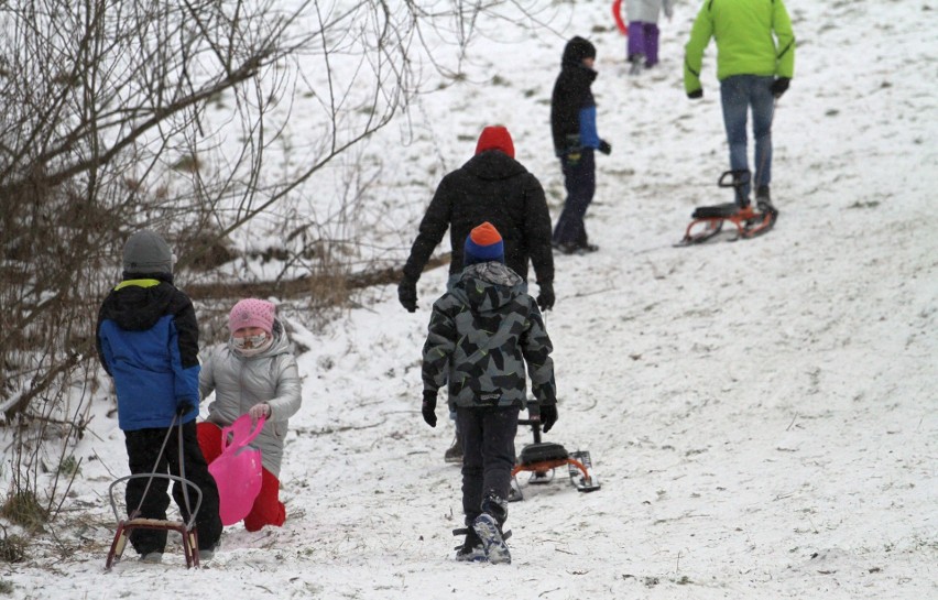 Zima w Tarnobrzegu. Śnieżne szaleństwo na zakończenie ferii