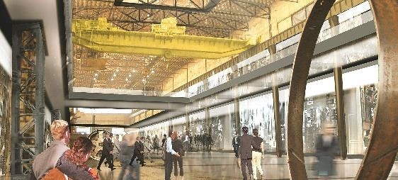 Przygotowując projekt nowej galerii na Osiedlu Leśnym architekci będą się starali zachować jak najwięcej elementów fabryki Makrumu