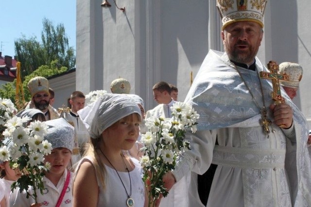 Procesja wokół soboru pw. św. Mikołaja