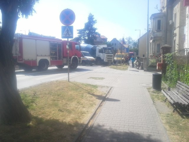 Wypadek betoniarki i ciężarówki przy wjeździe na A4 [ZDJĘCIA]