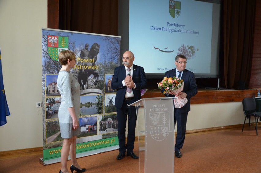 Ostrów Mazowiecka. Dzień Pielęgniarki i Położnej. Powiat zorganizowało obchody 10.05.2019. Zobacz zdjęcia