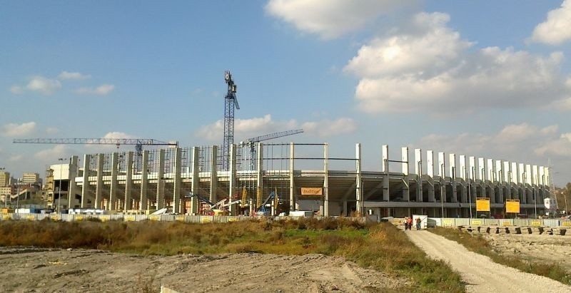 Stadion Miejski w Lublinie jest gotowy dokładnie w 50%