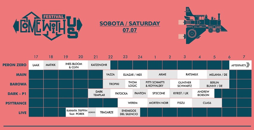 Come With Us Festival z 6 scenami muzycznymi i sztuką w plenerze [PROGRAM]