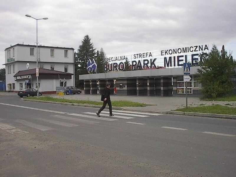 Wejście do strefy  EuroPark w Mielcu.
