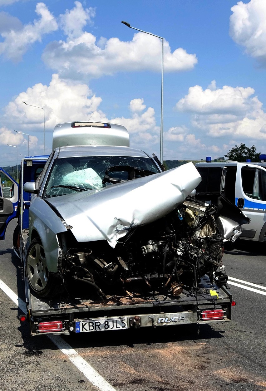 DK 87. Kolejny wypadek zablokował obwodnicę Starego Sącza