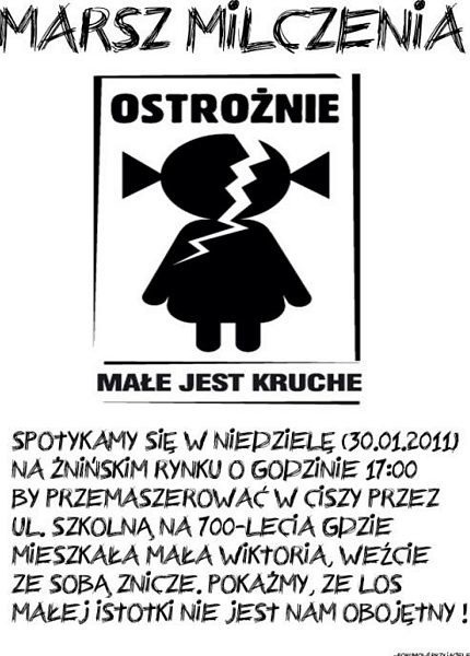 Mieszkańcy Żnina chcą zaprotestować przeciwko przemocy wobec dzieci