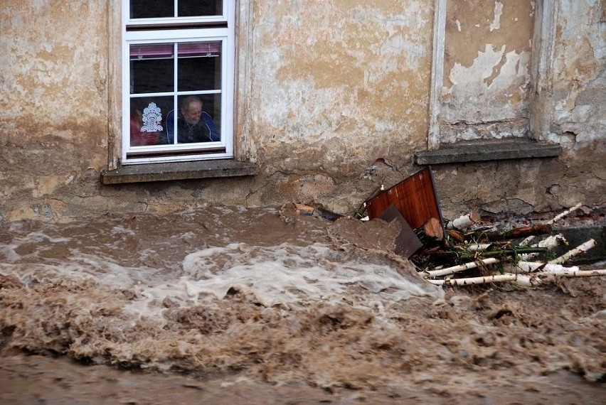 Powódź w Svobodzie nad Upą w Czechach