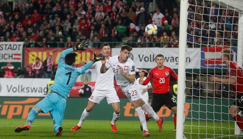 Austria - Polska 0:1. Gol Krzysztofa Piątka