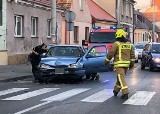 Zderzenie dwóch volkswagenów w Brześciu Kujawskim