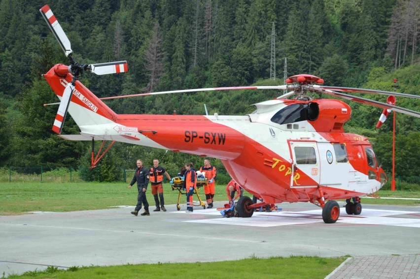 Akcja ratunkowa w Tatrach. Turystka z Czech spadła z progu skalnego [ZDJĘCIA]