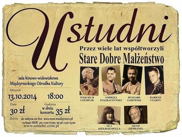 W Międzyrzeckim Ośrodku Kultury odbędzie się koncert zespołu U Studni.