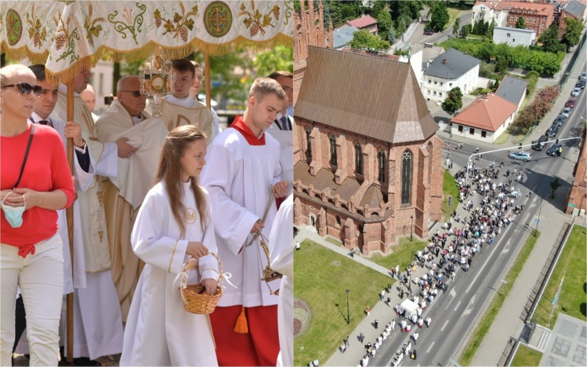 Boże Ciało 2021 przy katedrze we Włocławku