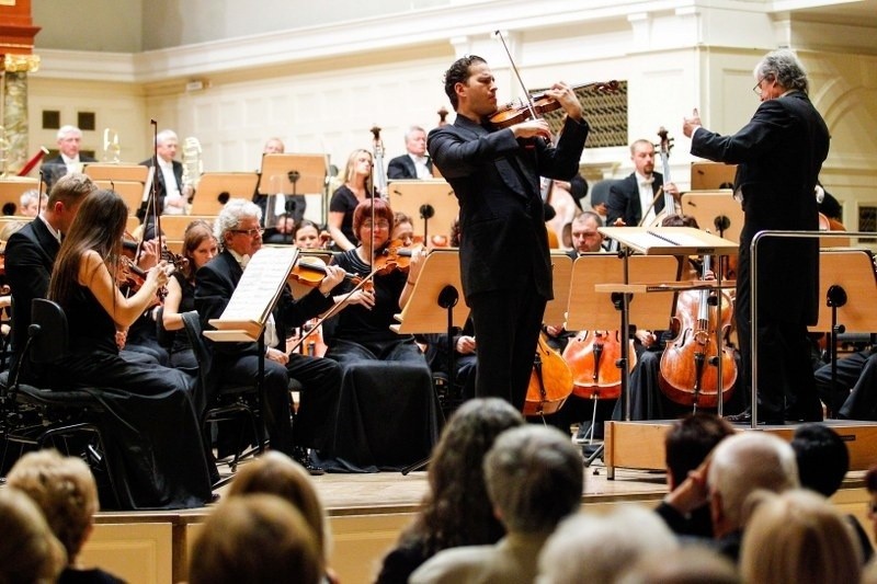 Koncert skrzypka Nikołaja Znaidera zainaugurował 66. sezon Filharmonii Poznańskiej [ZDJĘCIA]