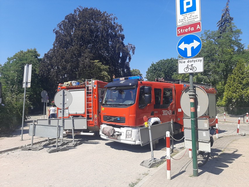 Pasażerowie pociągu, którego lokomotywa zaplątała się w...