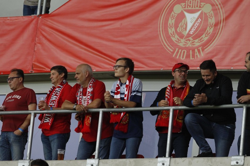 Kibice na meczu GKS Jastrzębie - Widzew