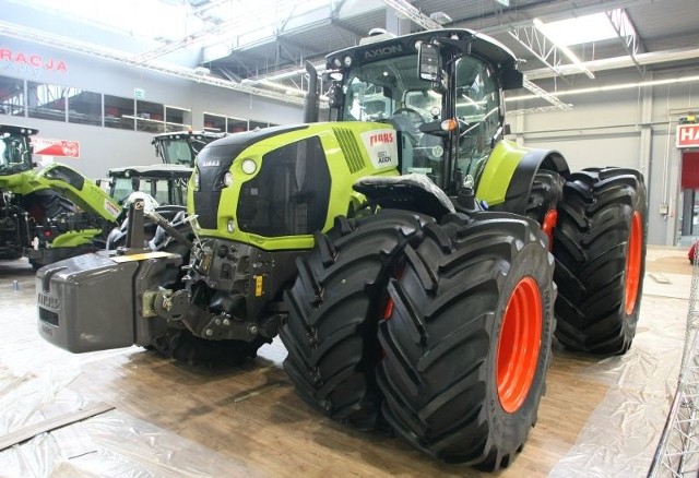 Claas Axion 850 zdobywca tytułu Ciągnik Roku 2014.