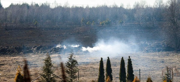 Pożar przy ul. Brzezińskiej był jednym z największych w tym roku w Polsce.