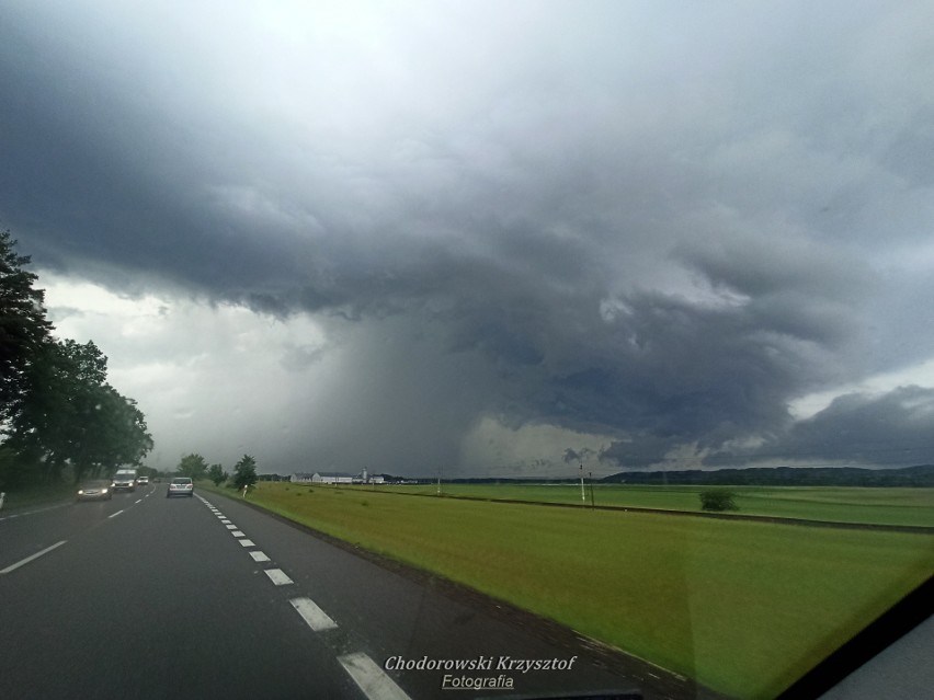 Chmura nad Potęgowem i okolicami