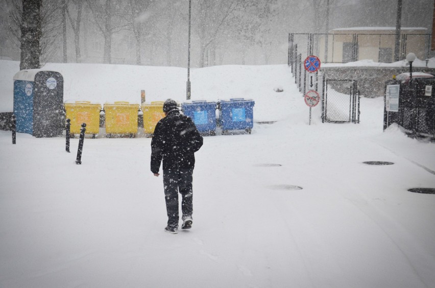 Zima w Białymstoku 2019. Śnieg zasypał miasto...