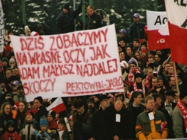 Adama Małysza dopingowali również kibice z Podkarpacia.