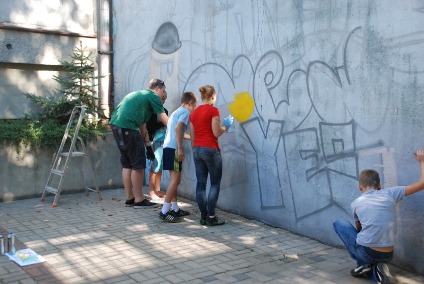 Warsztaty graffiti w AOIA w Łodzi [ZDJĘCIA]